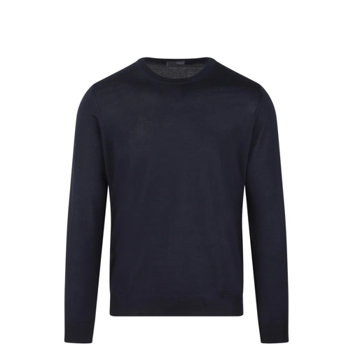 Drumohr Pull Round Neck Sweater Blue