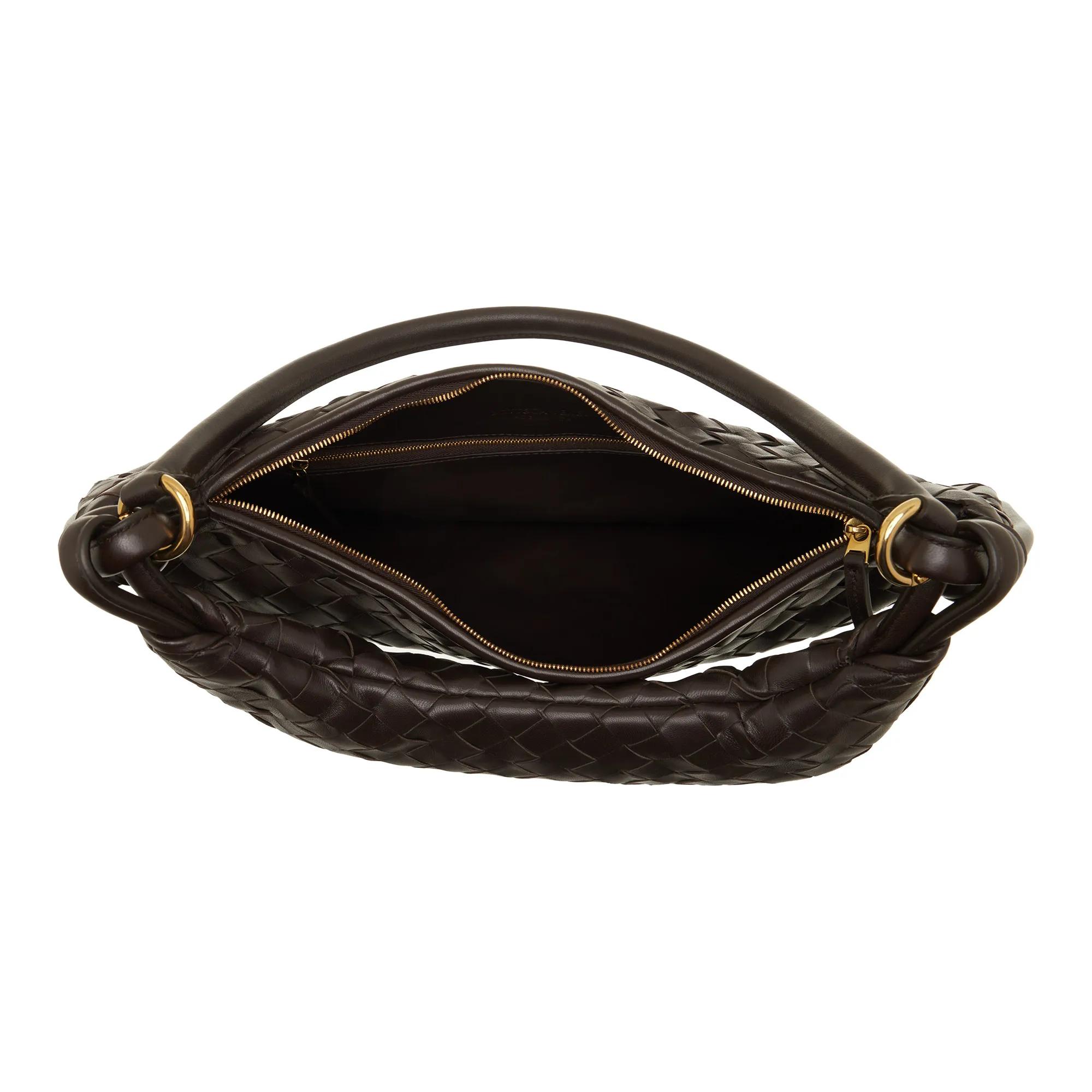 Bottega Veneta Hobo bags Woman Gemelli Shoulder Bag in bruin
