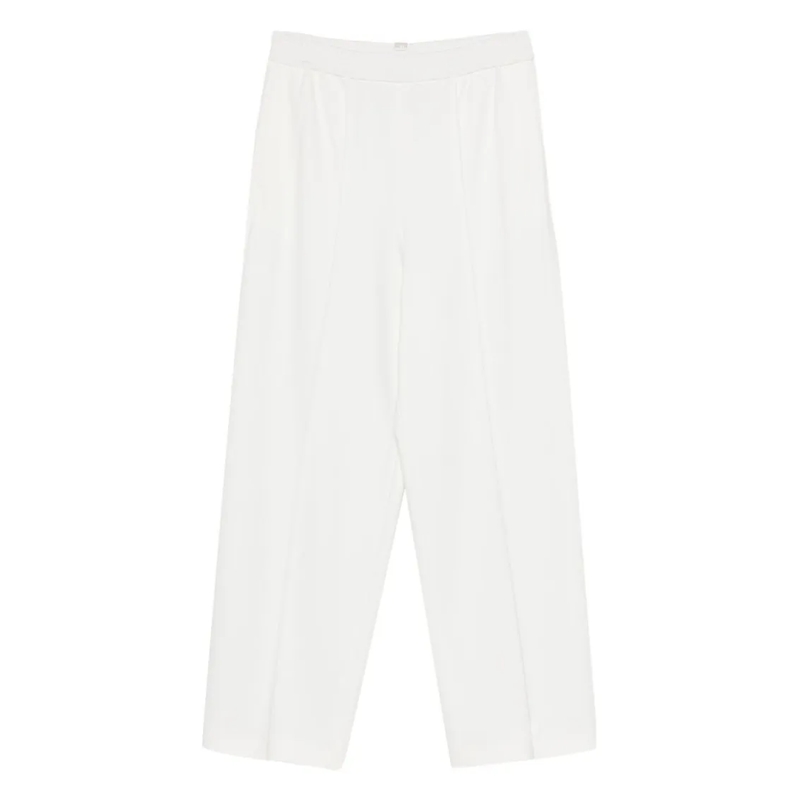 Fabiana Filippi  Wide-Leg Trousers With And Elastic Waistband White