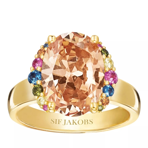 Sif Jakobs Jewellery Ellisse Grande Ring Gold Anello cocktail