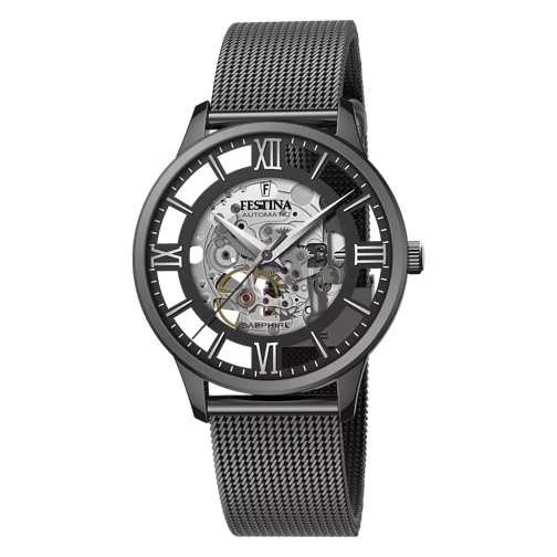 Festina Festina Herrenuhr F20535-1 Schwarz Automatisch Horloge
