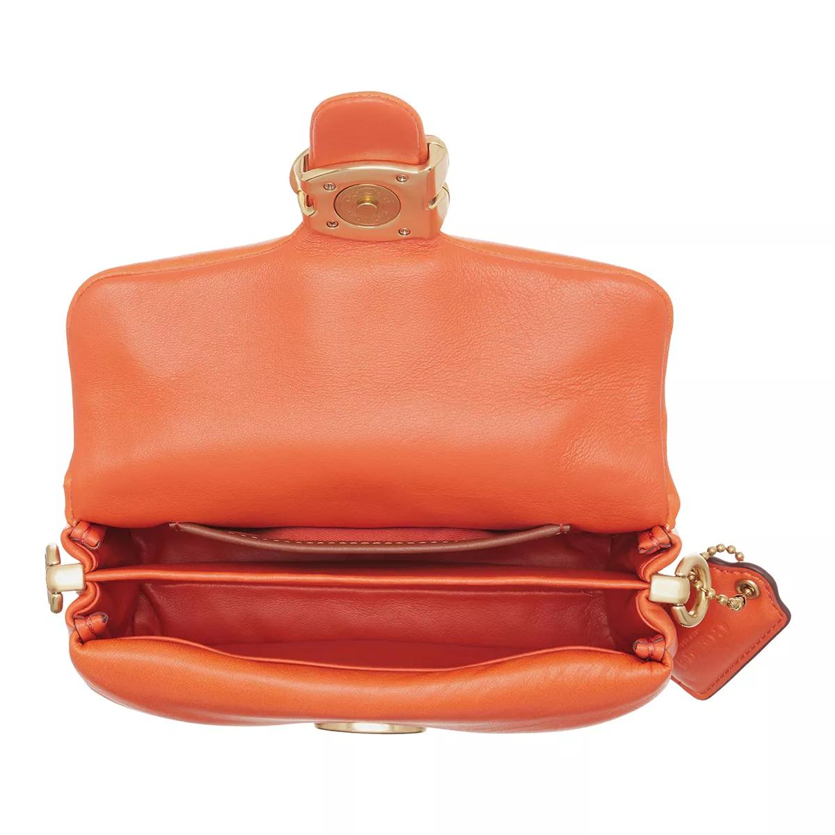 COACH Tabby Pillow Leather Shoulder Bag in Orange