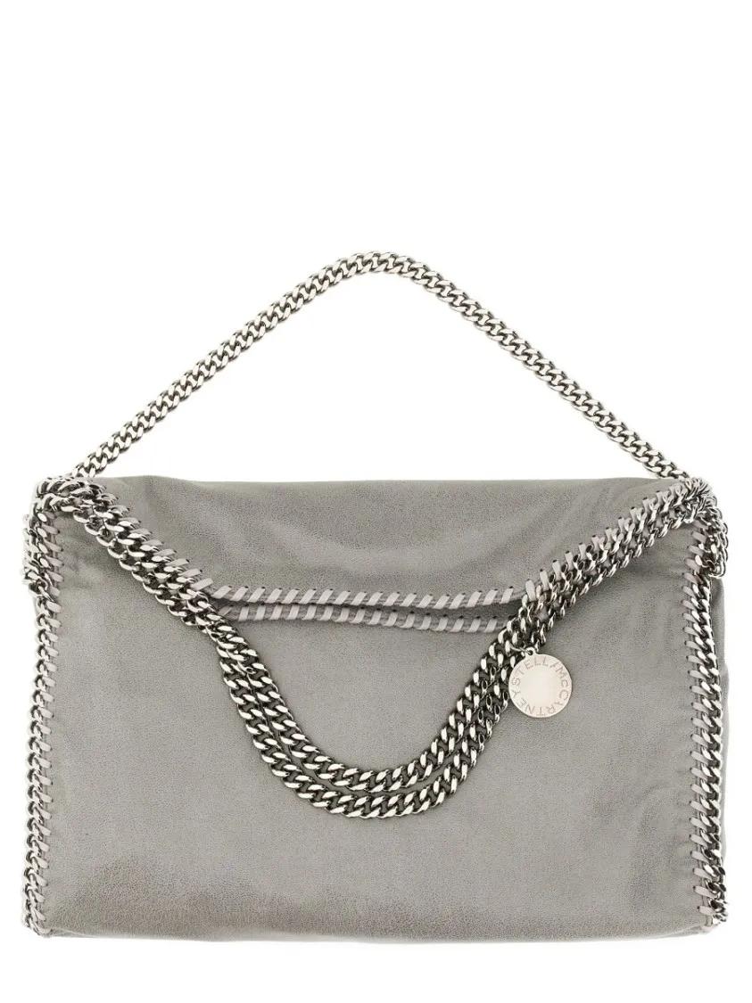 Stella Mccartney Shoppers & Totes Falabella Fold Over Bag in grijs