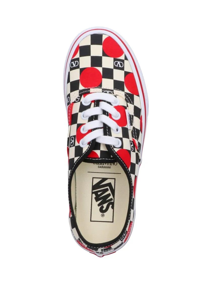 Thumbnail - Valentino Garavani Low-Top Sneaker - Low-Top Sneakers With Checkerboard Design - Gr. 37 (EU) - in Bunt - für Damen
