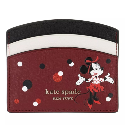 Kate Spade New York Small Minnie Mouse Card Holder Red Multicolor Korthållare