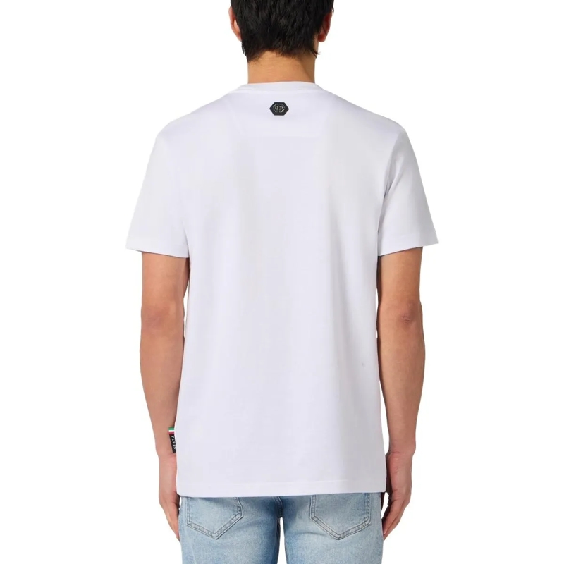 Philipp Plein T-Shirt Round Neck T-Shirt Baby Devil Small weiss(Image 2)