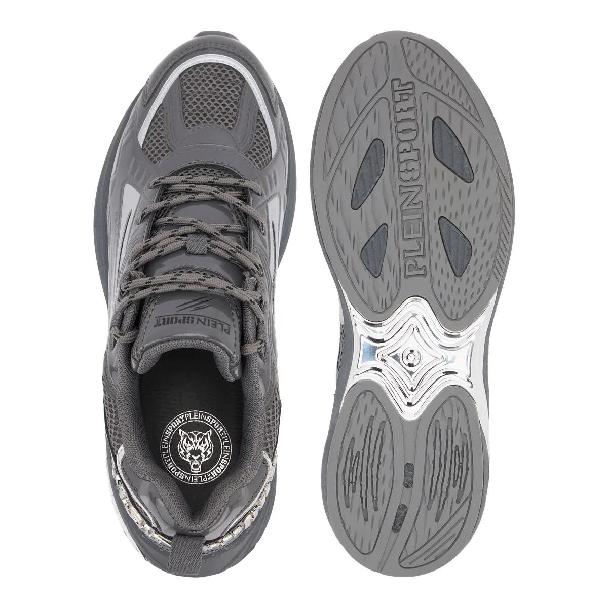 Thumbnail - Plein Sport Low-Top Sneaker - Lo-Top Turnschuhe - Gr. 45 (EU) - in Dunkelgrau - für Damen