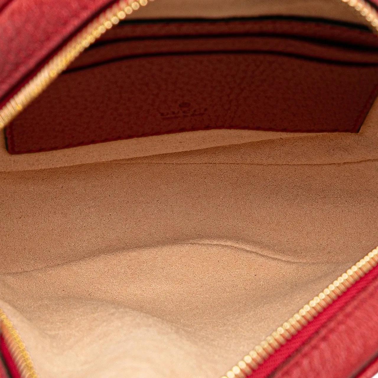 Gucci Rugzakken 2010-2015 Mini GG Supreme Flora Round Ophidia Back in rood