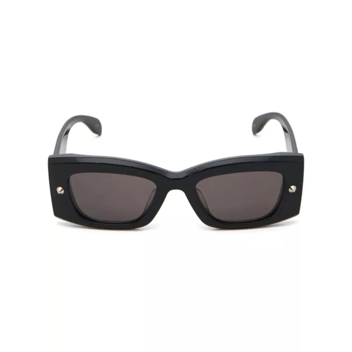 Alexander McQueen Black Spike Sunglasses Black Sonnenbrille