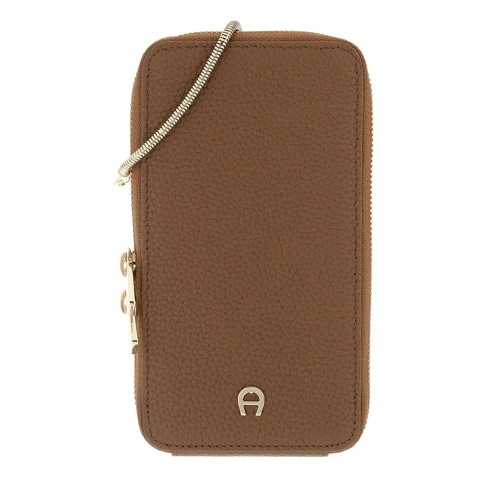 AIGNER Fashion Mobile Case Dark Toffee Brown Phone Bag