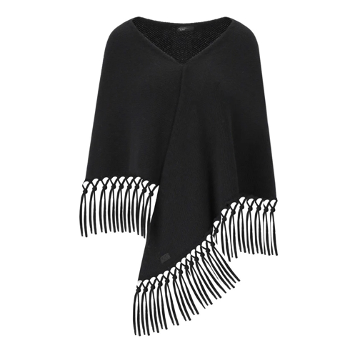 WEEKEND Max Mara Wollschal MAX MARA WEEKEND TORNADO SCHWARZES CAPE schwarz