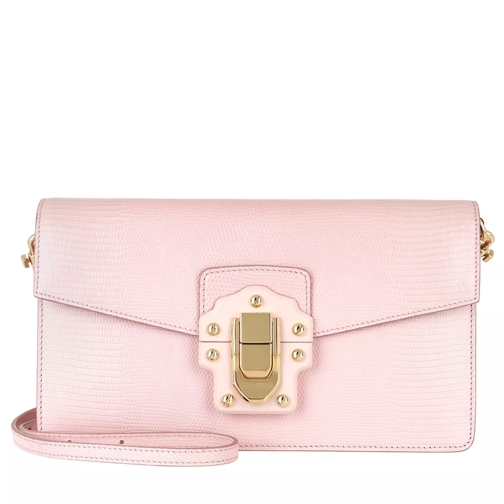 Dolce&Gabbana Lucia Shoulder Bag Leather Rose Crossbody Bag