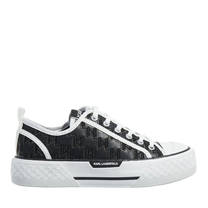 Karl Lagerfeld Low-Top-Sneaker Kampus Max Iii M'Gram Embro Lo Black Lthr