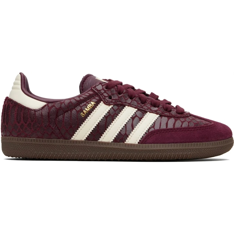 Adidas Sneaker basse Samba Og W Maroon/crewht/goldmt rot