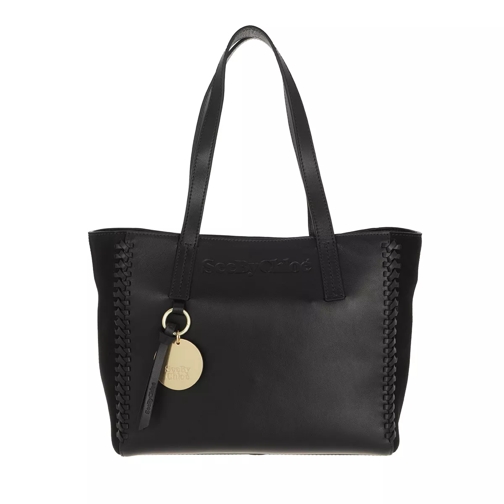 See By Chloé Small Tilder Shopper Leather Black Tote