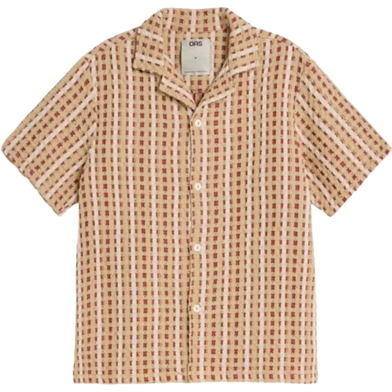 OAS Legeres Oberteil Oas 101001  Rood Lano Cuba Shirt rot