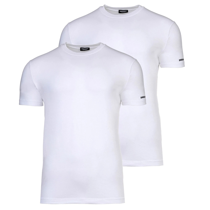 Dsquared2 T-Shirt TWIN-PACK T-SHIRT 2er Pack weiss
