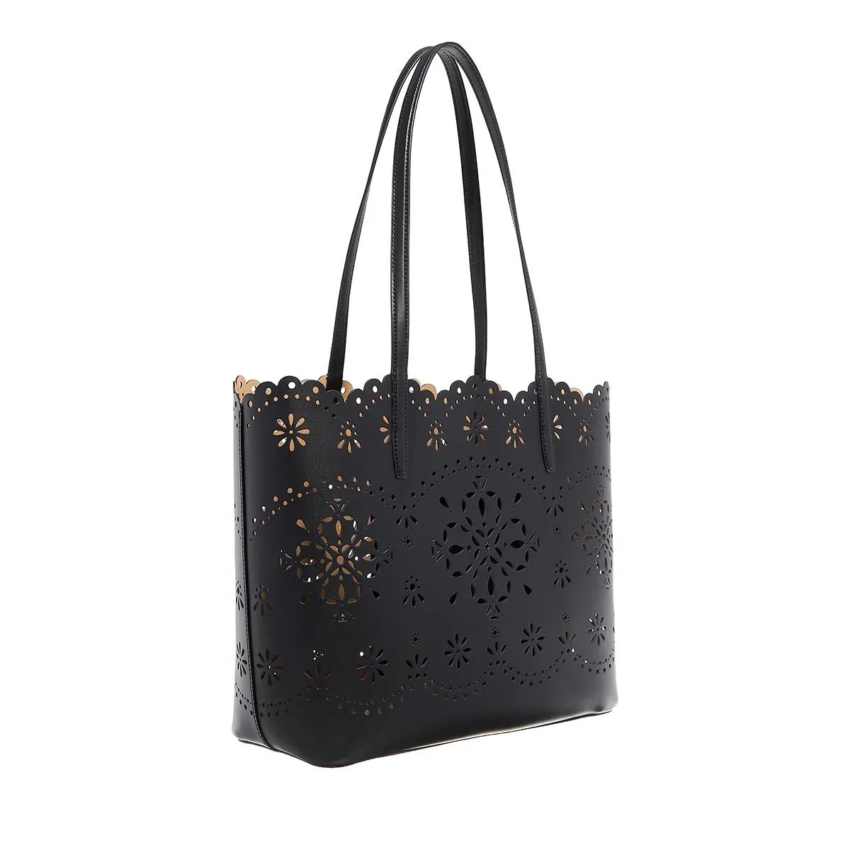 Kate spade new york Shoppers & Totes Do It All Spade Flower Perforated Fine Grain Leath in zwart
