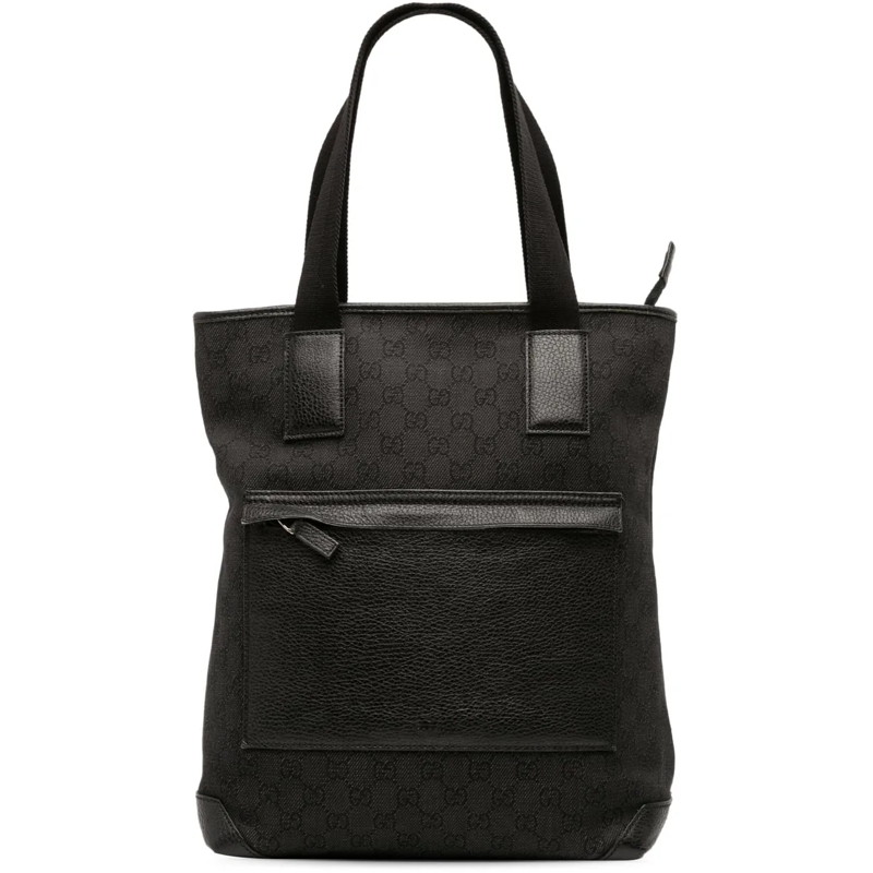 Gucci Shopper GG Denim Tote grau