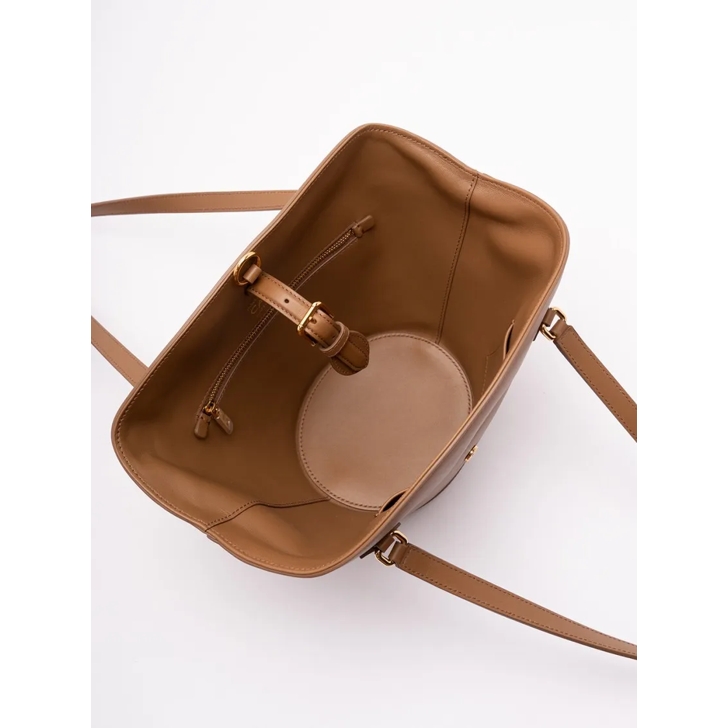 Dolce & Gabbana Structured Calf Leather Handbag With