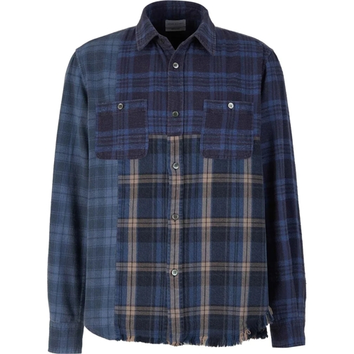 JOHN ELLIOT T-Shirts Silverado Tartan Shirt blau