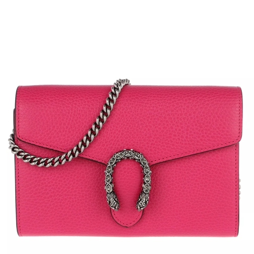 Gucci Dionysus Leather Mini Chain Bag Pink Crossbodytas