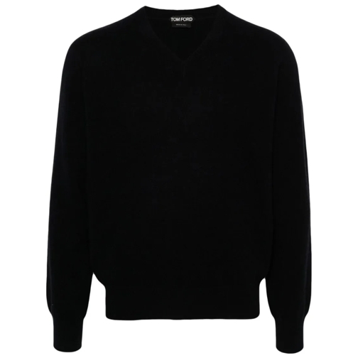 Tom Ford Pull Cashmere Sweater Blue