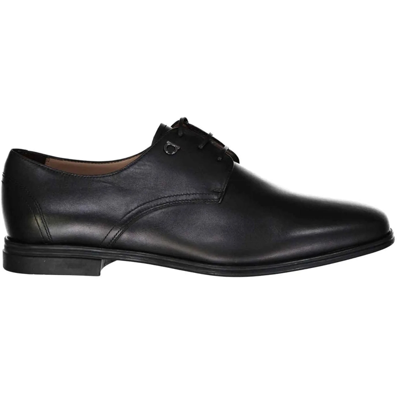 Salvatore Ferragamo T-shirt Salvatore Ferragamo Spencer Leather Derby Shoes schwarz