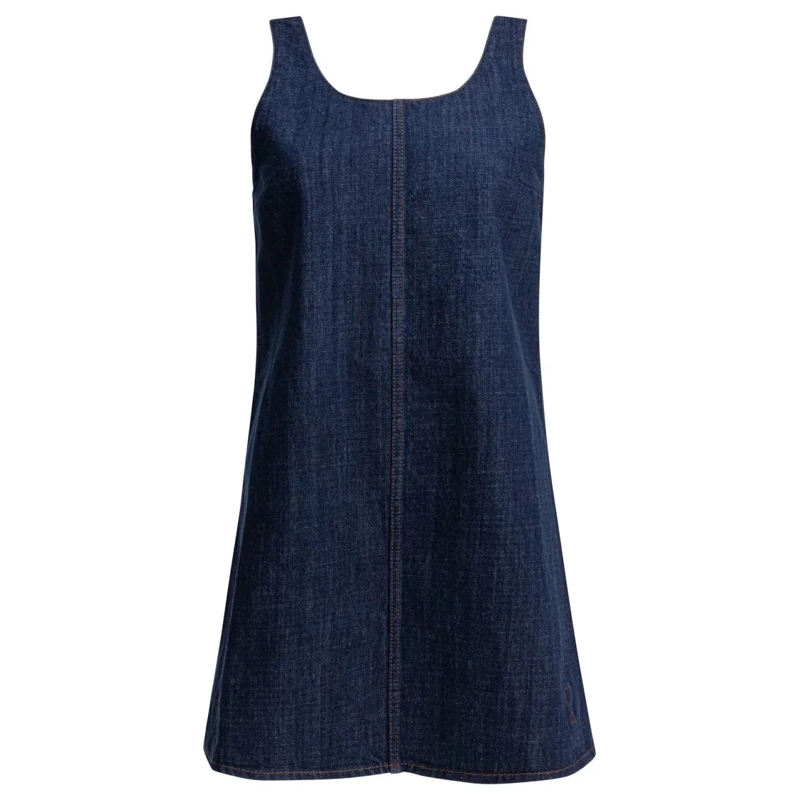 AMI Paris Minikleid Sleeveless Dark Denim Mini Dress Black