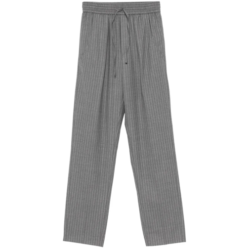 Isabel Marant  Charcoal Grey Pinstripe Liska Trousers Grey