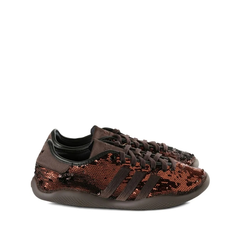 ADIDAS X WALES BONNER Sneaker basse Nylon Trainers With All-Over Sequin Black