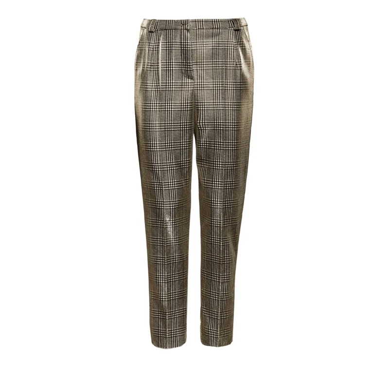 Helene Galwas  Bundfaltenhose CARO gold