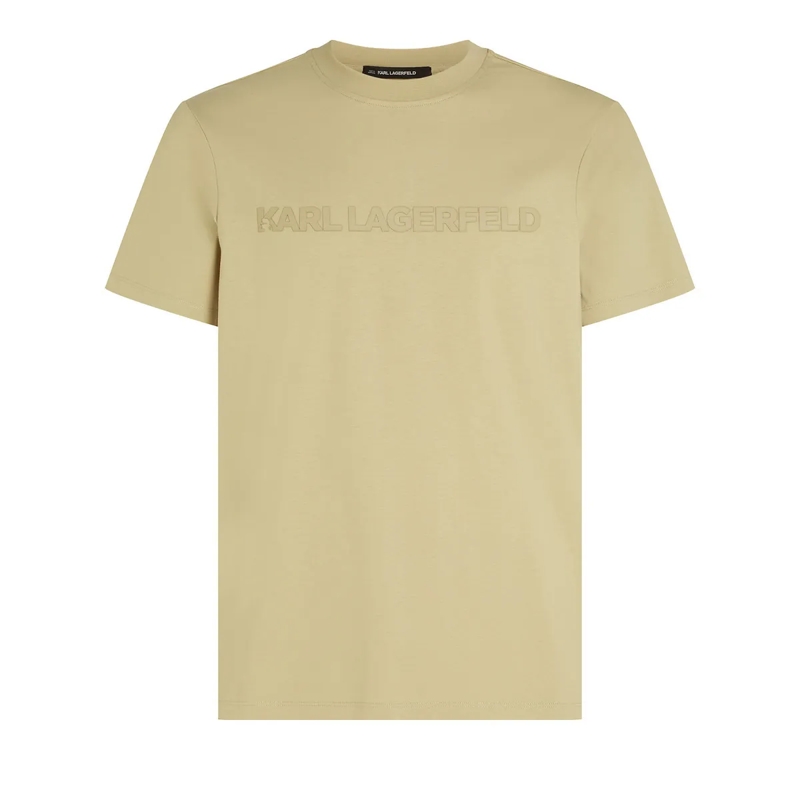 Karl Lagerfeld T-Shirt T-SHIRT MIT LOGO beige