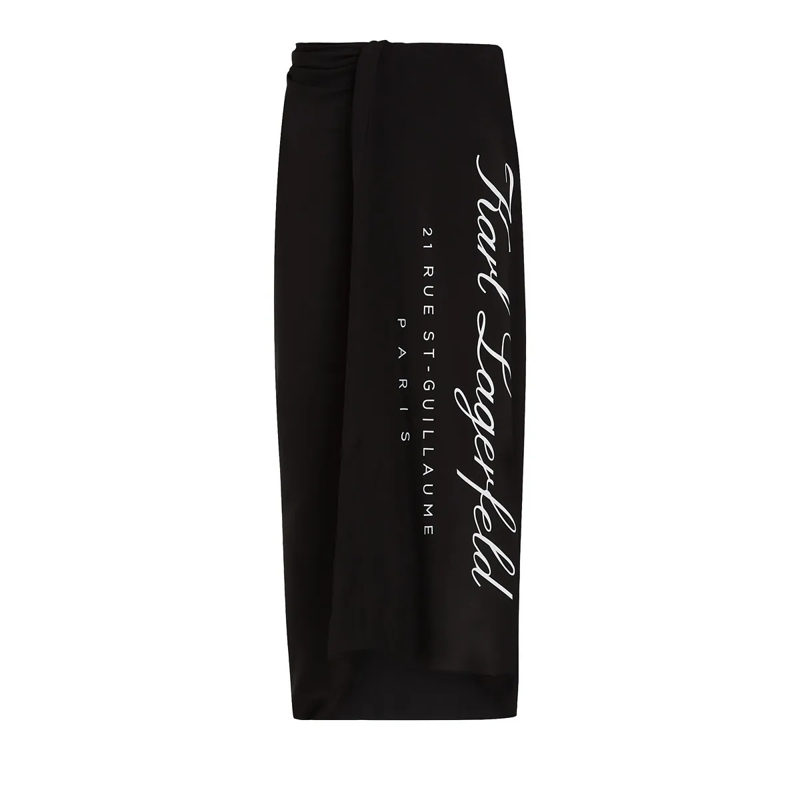 Karl Lagerfeld  HOTEL KARL-STRAND-PAREO schwarz