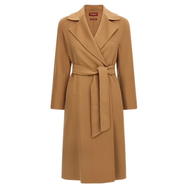 Max Mara Bontjassen 'Cles' Coat Brown