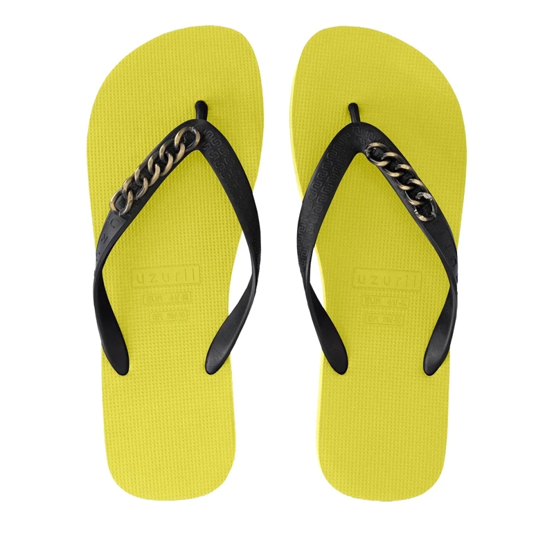 UZURII Flip Flops Zehentrenner Gold Small hell-grün(Image 3)