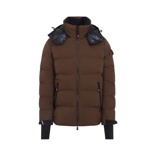 Moncler Daunenjacken Brown Montgetech Short Down Jacket Brown