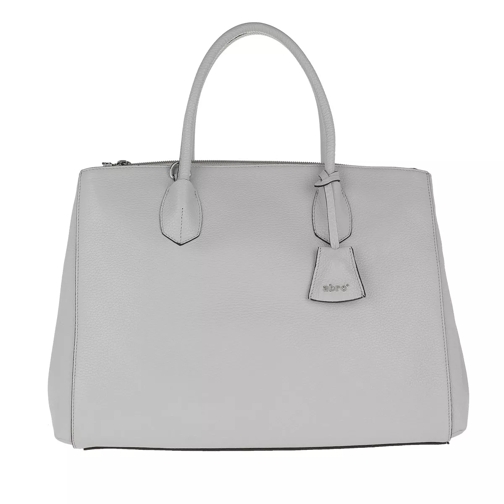 Abro Adria Hobo Bag Light Grey Rymlig shoppingväska