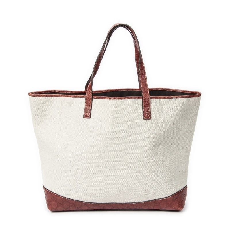 Gucci Crossbody Bag Large Shopping Tote offwhite