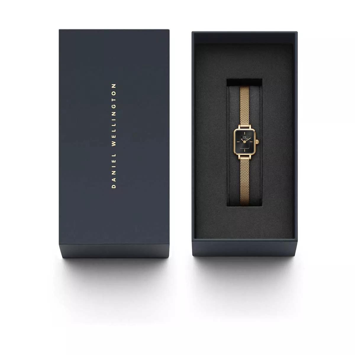 Daniel Wellington Dw Quadro Mini Evergold G 15X18Mm Sunray GOLD Quartz Watch