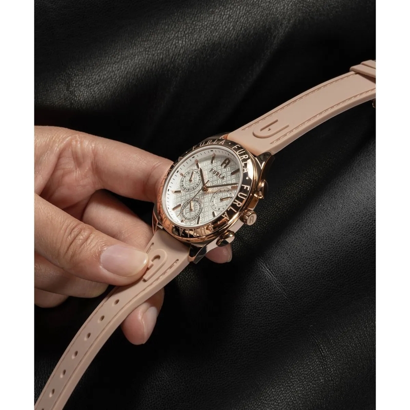 Furla Quarzuhr Analoge Quarzuhr Furla Logos rosa(Image 6)