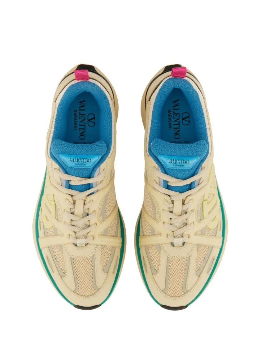 Thumbnail - Valentino Garavani Low-Top Sneaker - Low Top Vlogo Easyjog Sneaker - Gr. 44 (EU) - in Beige - für Damen