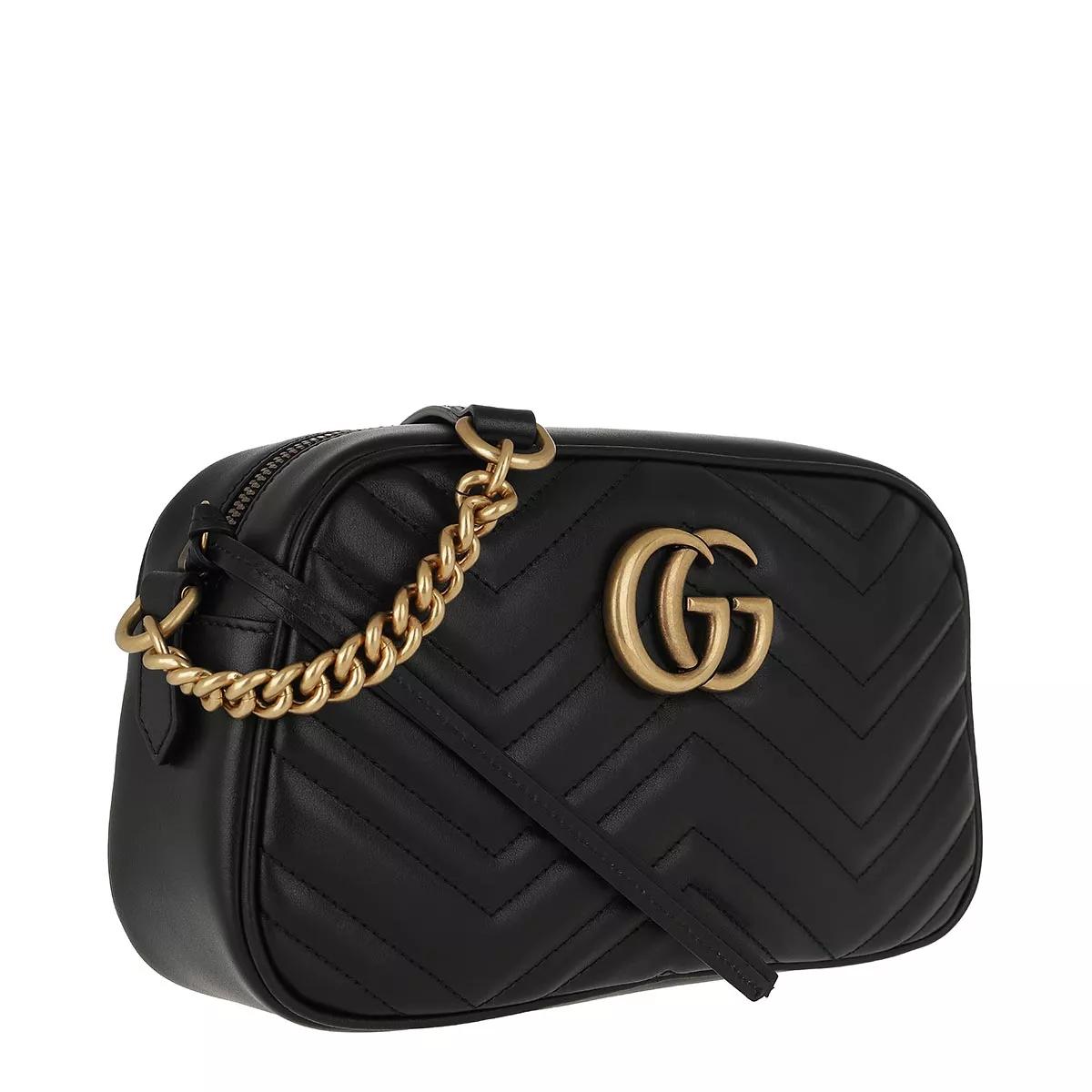 Gucci Crossbody bags GG Marmont Matelassé Shoulder Bag Leather in zwart