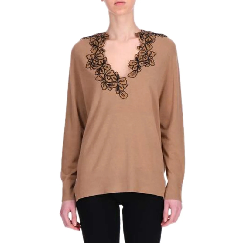 Ermanno Firenze  Sweaters Camel beige