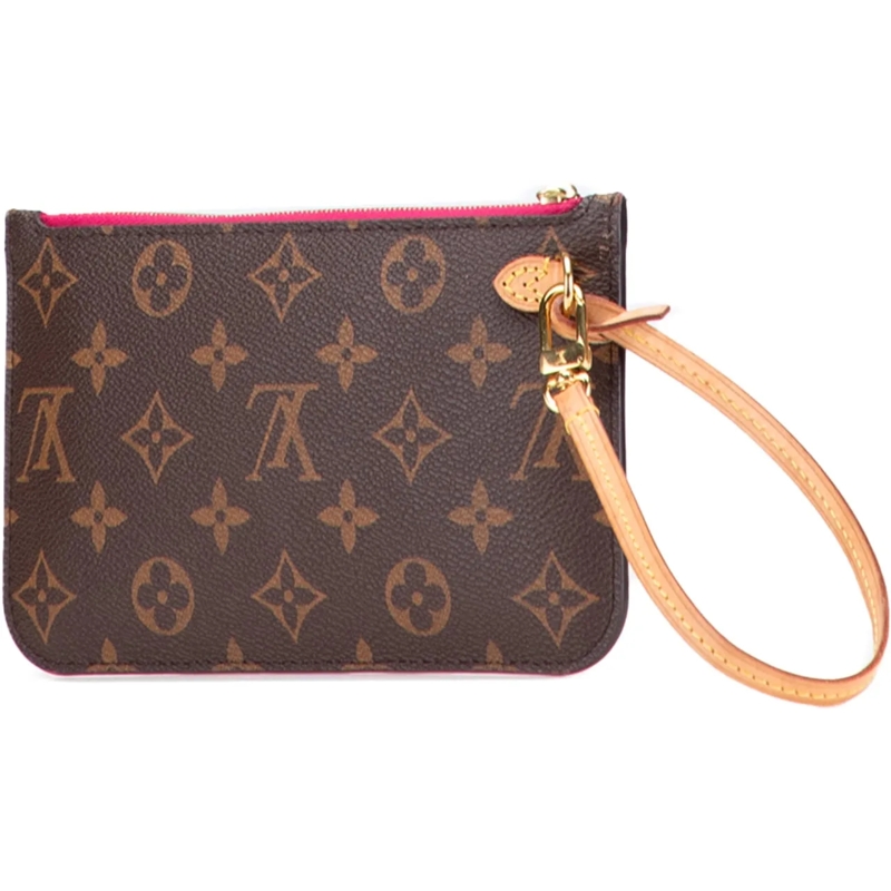 Louis Vuitton Necessaire Monogram Neverfull Pouch braun