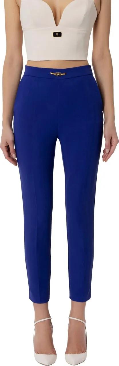 Thumbnail - Elisabetta Franchi - Trousers Blue Indaco - Größe 46 - blue