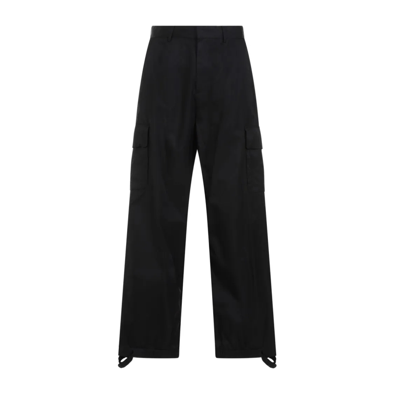 Off-White Pantalon de costume Black Cargo Pant Black