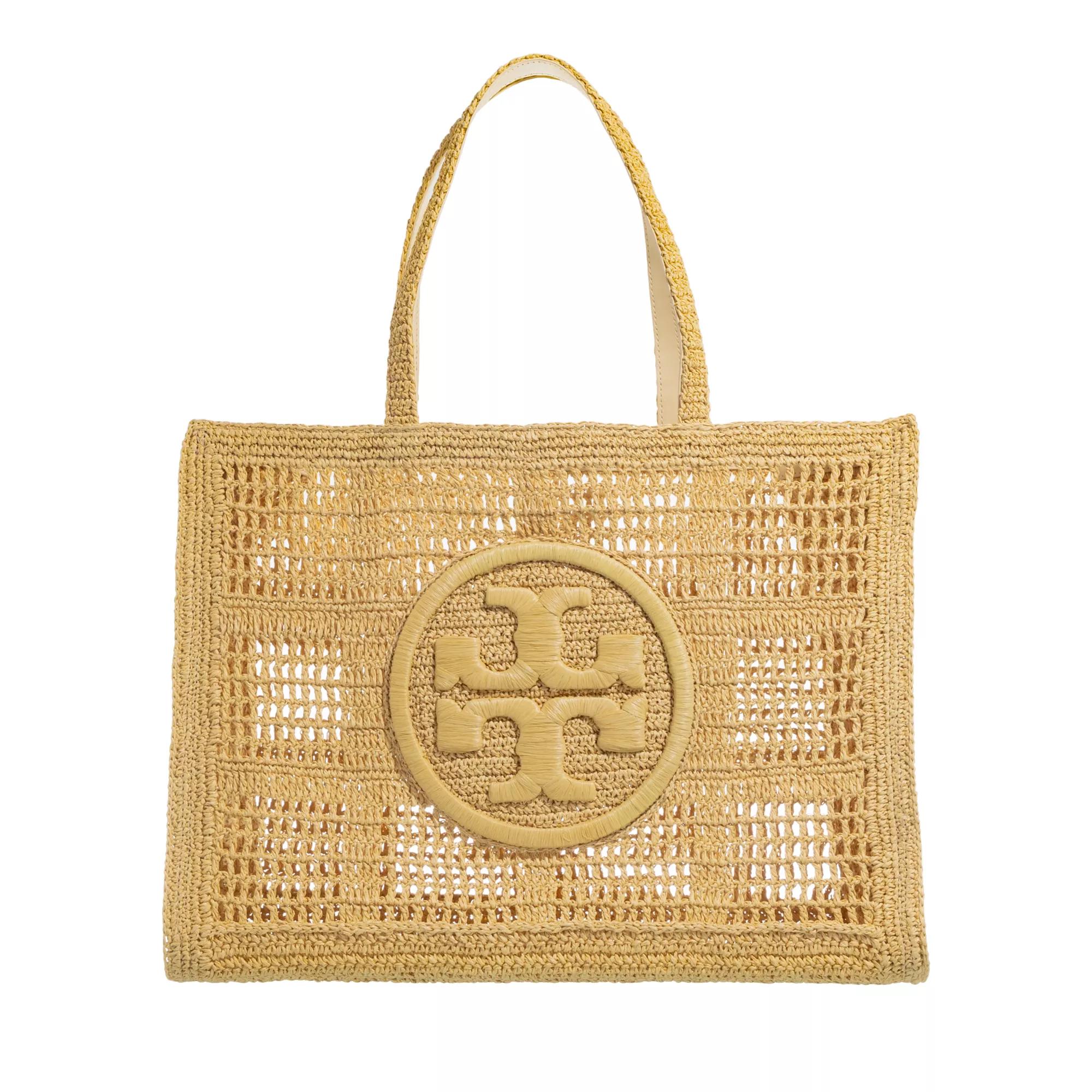 Tory Burch Tote - Ella Hand-Crocheted Large Tote - Gr. unisize - in Beige - für Damen