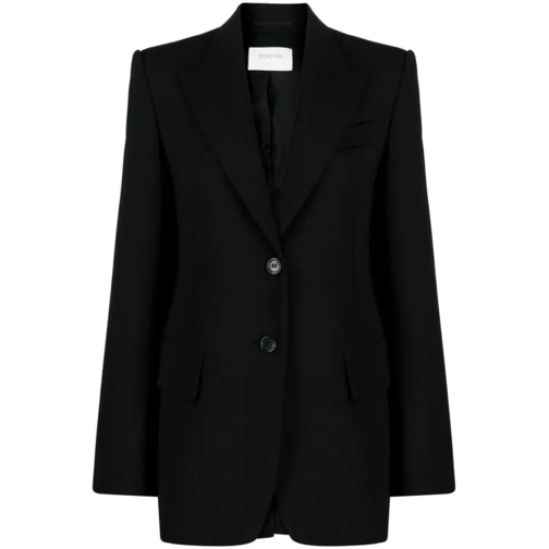 Sportmax Single Breasted Blazer Black 