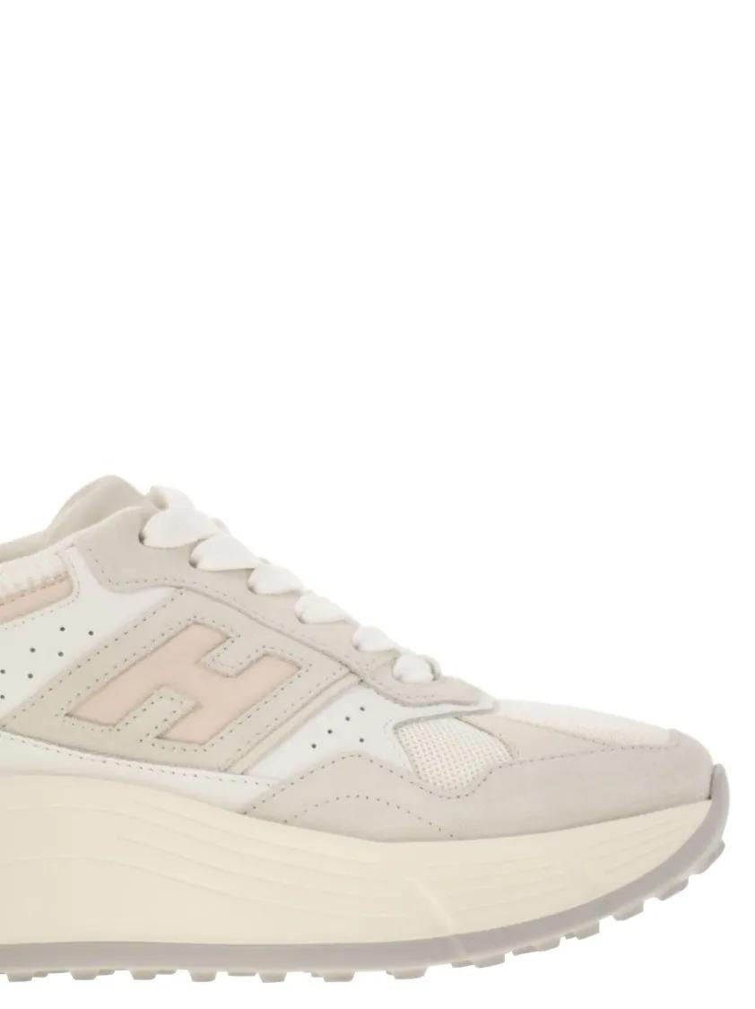 Thumbnail - Hogan Low-Top Sneaker - Hi-Fi Trainers With Side H - Gr. 39 (EU) - in Beige - für Damen